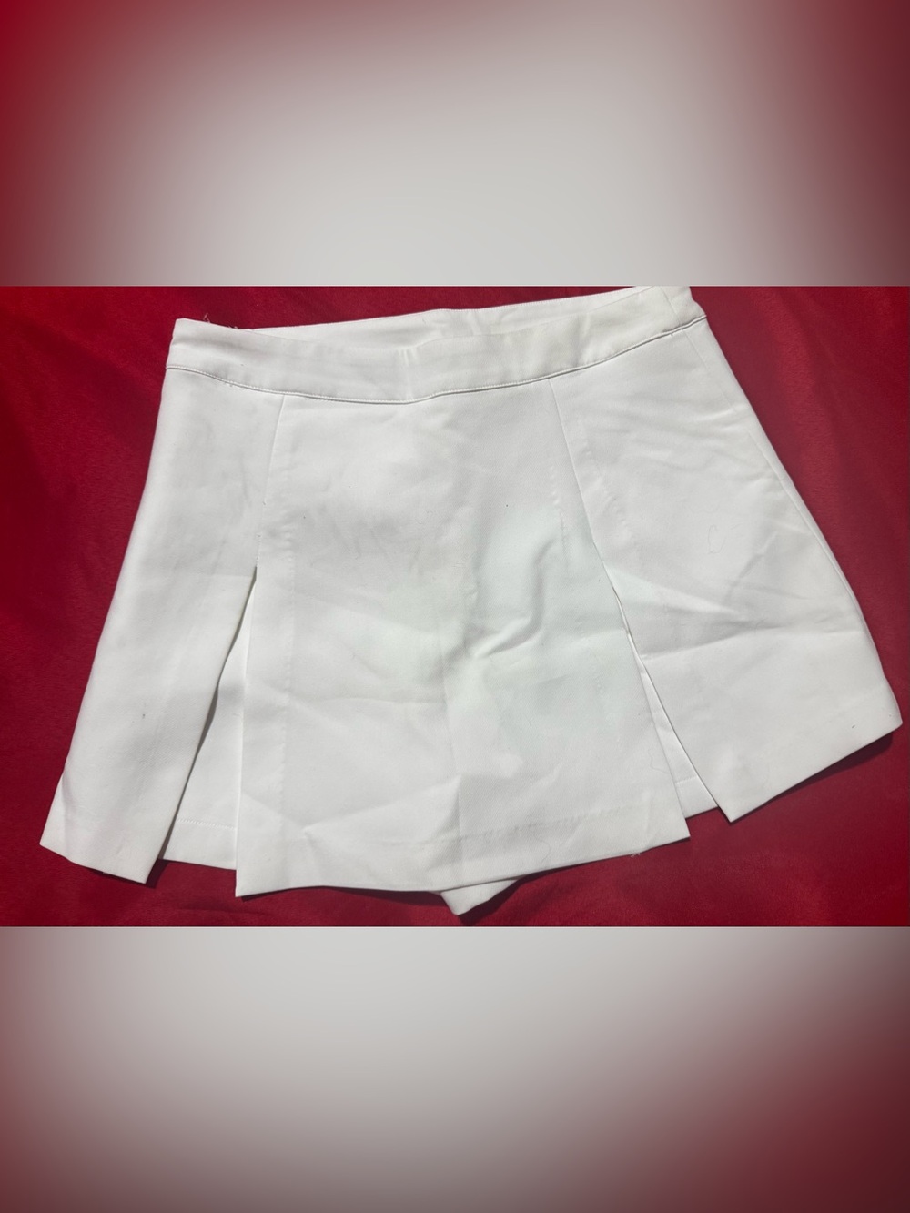 Endless Rose White Pleated Tennis Skort